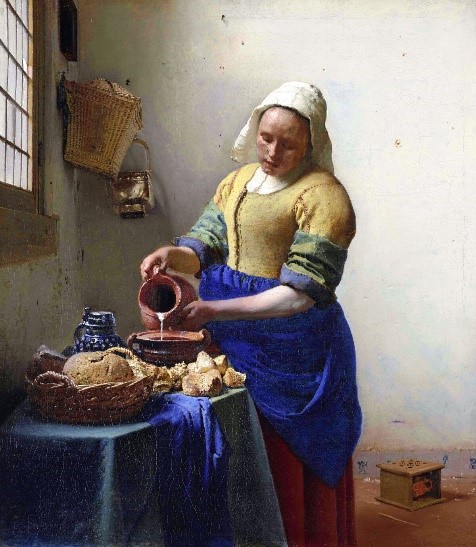 «Служанка с кувшином молока» Яна Вермеера, 1658–1660 годы 2.jpg